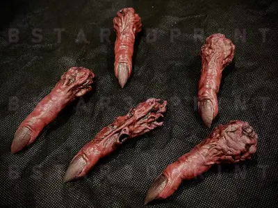 Sukuna Fingers High Quality  - Jujutsu Kaisen 3D print model