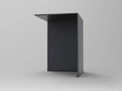 Ox Side Table Low-poly 3D model