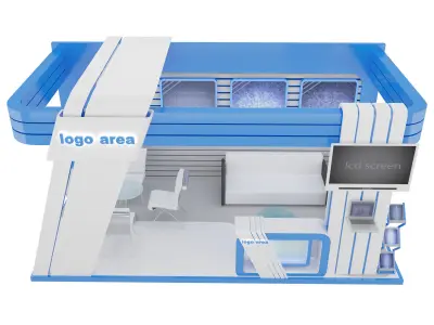 Booth Exhibition Stand a7 3D model