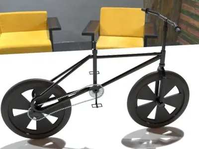 bicycle on table 3D model