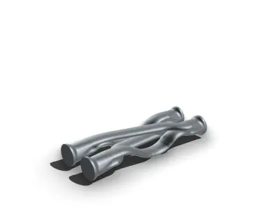 Exhaust Zpipe section like pipe hpipe 3D print model