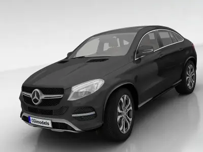Mercedes GLE Coupe Low-poly 3D model