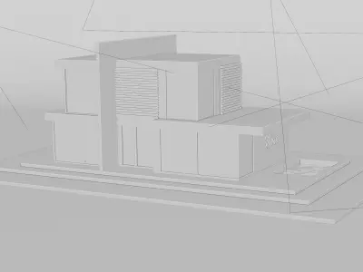 Modern house 3D model