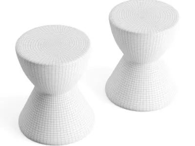 Coalwood End Table 3D model