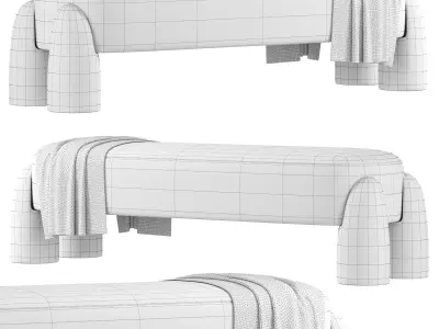 Marlon Daybed II By Pietro Franceschini 3D model
