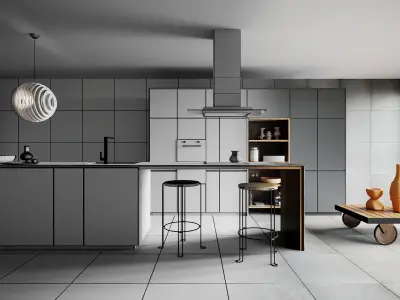 Valcucine Forma Mentis Dark 3D model