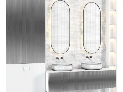 bathroom furniture 03 3D model