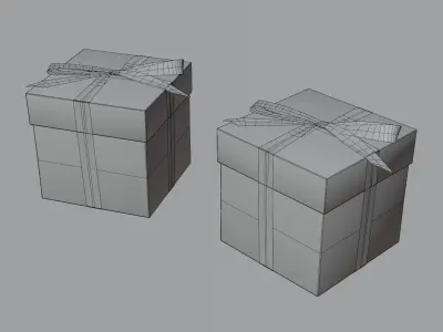 Gift Box 3D model get