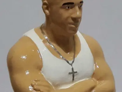 Vin Diesel Toretto Fast and Furious 3D printing ready stl  3D print model
