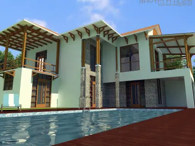Villa Bejoy Free 3D model