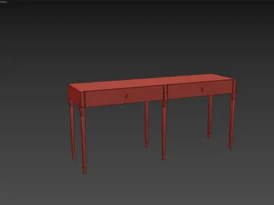 Benoit Console Table Low-poly 3D model