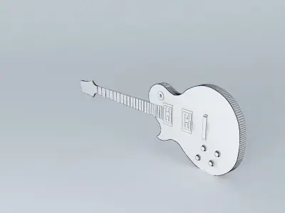 Guitarra Les Paul  Free 3D model