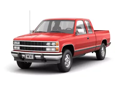 GENERIC PICKUP TRUCK 25 3D model