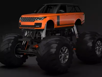 Monster Truck Range Rover SVAutobiography Dynamic 3D model