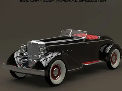 1932 Chrysler Imperial Speedster 3D model