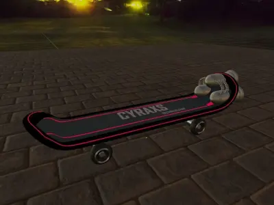 Cyraxs Skate Tech Rocketo 01 Free 3D model