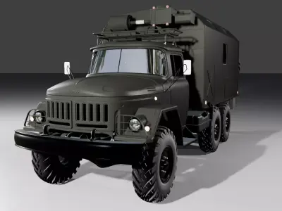 zil 131   3d model   3D print model