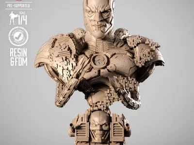 B3DSERK Murder Machine Portrait Bust 3D print model