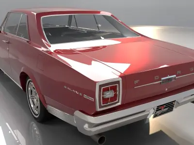 Galaxie 500 7L High Poly 3D model