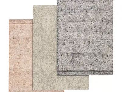 Rug Set 2195 3D model