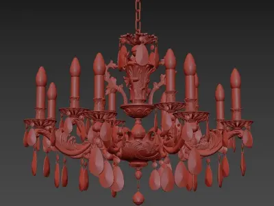 Chandelier Soprano 1 1 12 CG   3D model