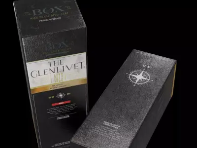 Whisky Box - Realistic PBR Packaging 3D Model - Game Ready Prop  Low-poly 3D model