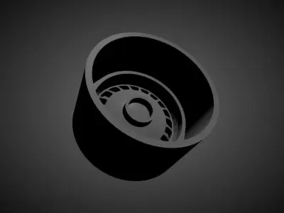 Rotiform VCE-T scalable and Printable rim 3D print model