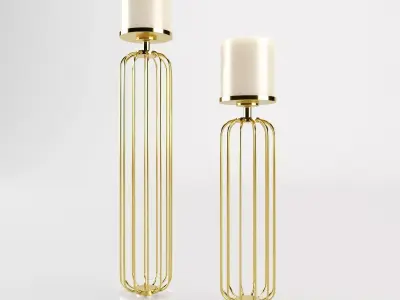 Brayden Studio Candleholders 3D model