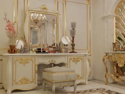 Luxury Suite Bathroom 3D model