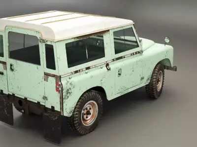 Land Rover Series II SWB 3D model