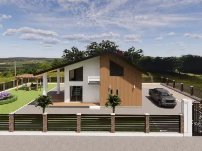 European House 3D model purchase