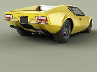 De Tomaso Pantera  1971 3D model