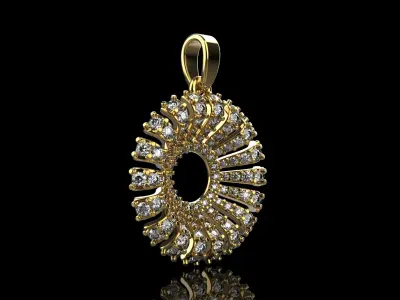 Palm pendant model 940 3D print model