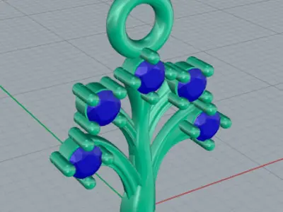 Pingente Arvore de Pedras Martell 20030 3D print model