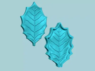 American Holly Leaf - Molding Artificial EVA Craft 3D print model