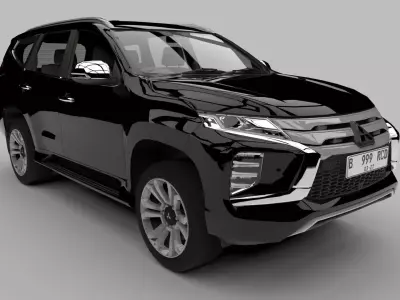MITSUBISHI PAJERO SPORT EXCEED 2022 3D model