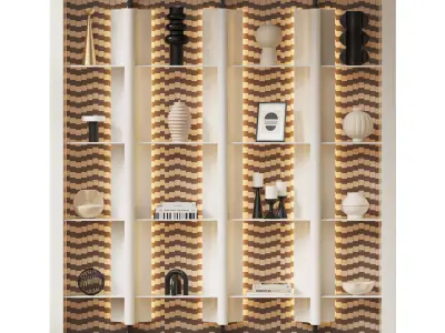 Decorative Shelf 002 3D model