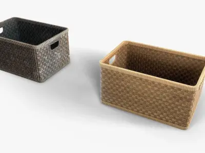 Basket 7 Low-poly 3D model