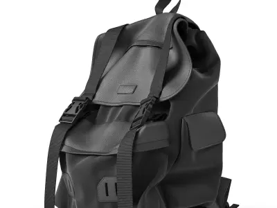 Backpack Universal Black 3D model