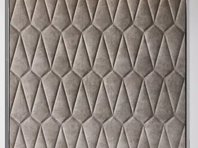 Wall panels 3d model  Low-poly 3D model