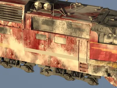 Train CS2T Snow 3D model