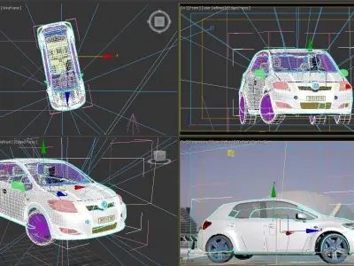 Toyota Auris 2006 3D model