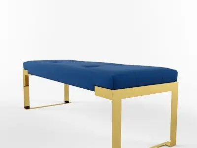 bed seat - bench 3D model