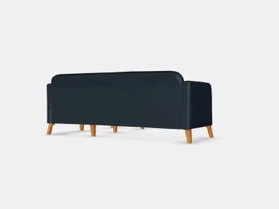 LINANAS 3-seat sofa 2 Low-poly 3D model