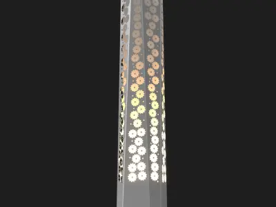  Anemoni Floor Lamp Free 3D model