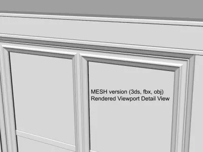 Small Rectangular Window 3D model