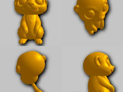 Meerkat - Kawaii Animals Collection 3D print model
