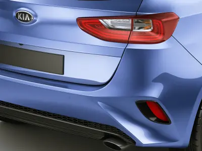 Kia Ceed 2019 3D model