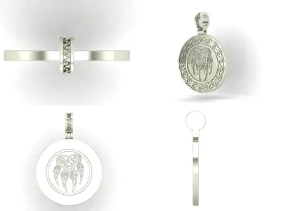 Pendant akr1 3D print model