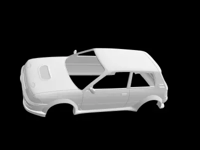 Toyota Corolla GT custom  3D print model